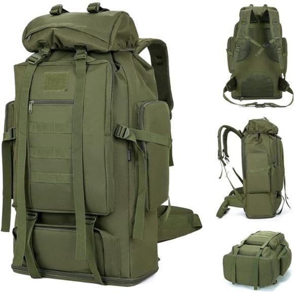 Military Tactical Backpack for Men Large Army Rucksack molle bag Hiking Daypack - Picture 1 of 7